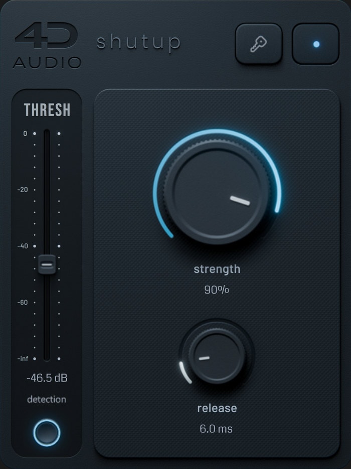 The ShutUp plugin interface